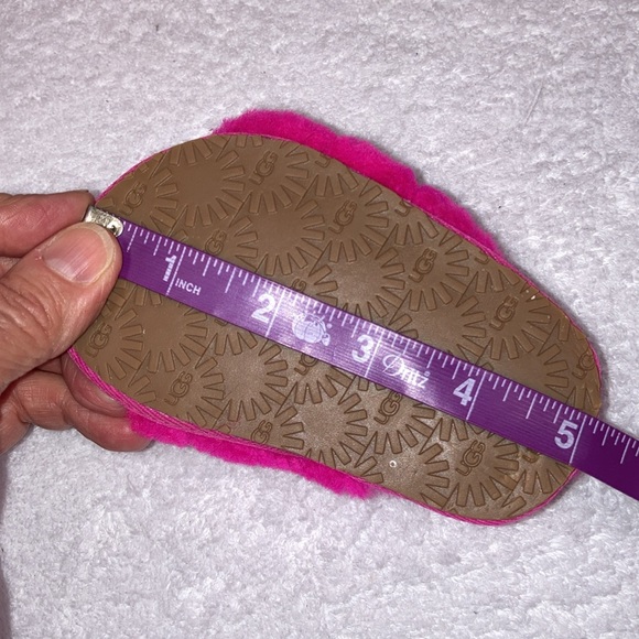 Ugg fluff yeah slide rock pink toddler 4/5 - Picture 8 of 8